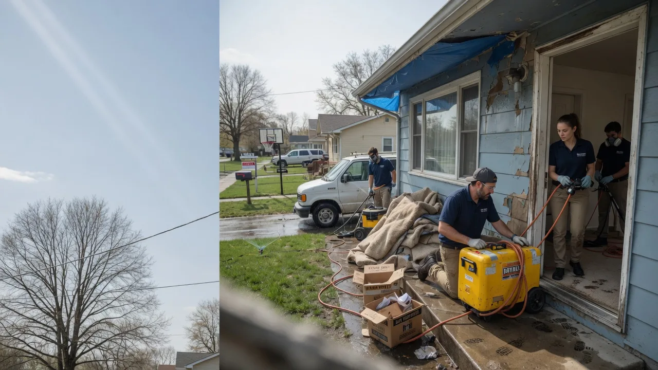 Basement Flood Cleanup in West College Corner, IN near me